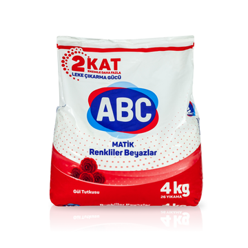 АВС Порошок д/стирки Роза 4 кг