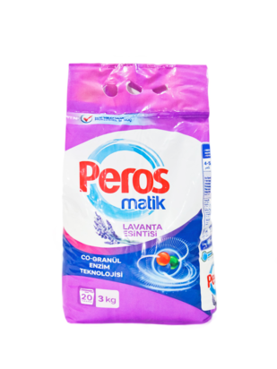 Порошок д/стирки (авт) ПЕРОС 3 кг лаванда