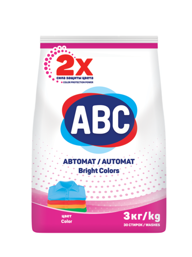 АВС Порошок д/стирки Цветного белья 3 кг 