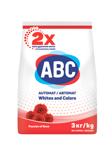 АВС Порошок д/стирки Роза 3 кг 
