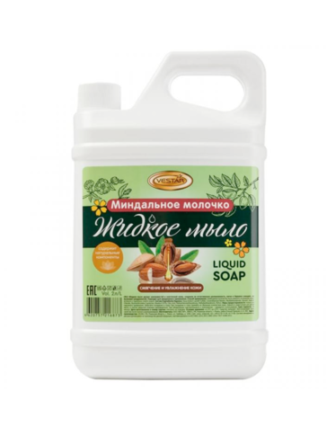 Мыло Жидк ВЕСТАР КАНИСТРА Миндальное молочко 5л