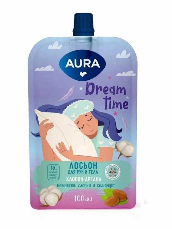 Аура Лосьон д/рук и тела Хлопок Аргана 100 мл 