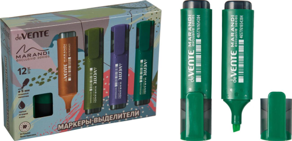 Текстовыделитель 1-5мм deVENTE Marandi 5045211 аквамарин