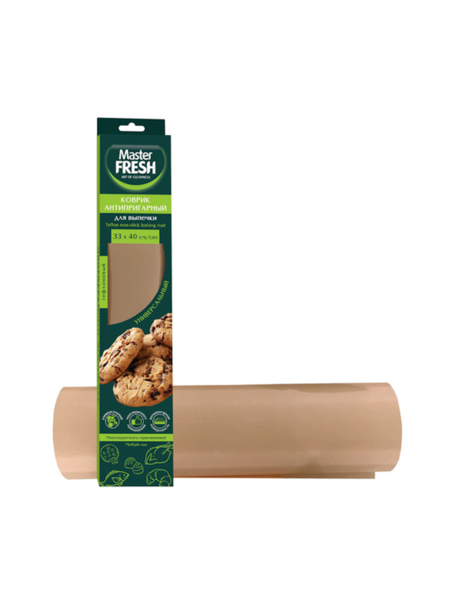 Антипригарный многоразовый тефлон коврик д\выпечки Мастер Фреш ECO LINE 33*40см, 1шт 90мкм / 28