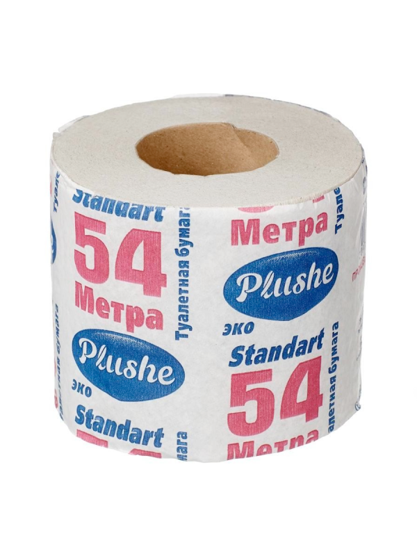 Плюше Туал бум макул ЭКО Стандарт 54м односл (30шт/уп)