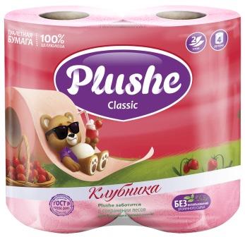 Плюше Туал бум Классик 4 рул. 2сл. Клубника