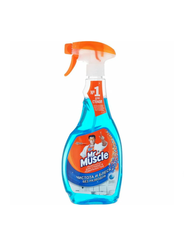 Мистер Мускул д/стёкол 500мл. После дождя со спиртом (триггер) 