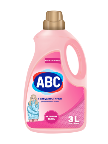 АВС Гель д/стирки деликатного белья 3 л