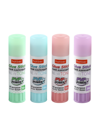 Клей карандаш 36гр PVP Hatber NEWtone GS_067214