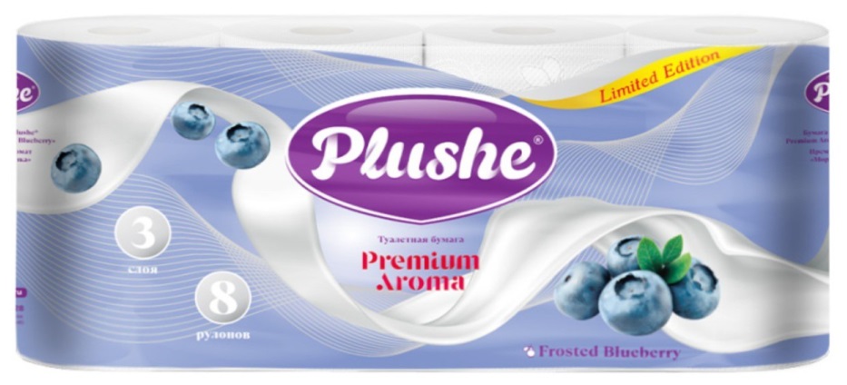 Плюше Туал бум Премиум Арома 8 рул. 3сл. 15м. 