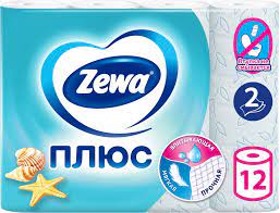 Зева Туал бум Плюс 2-сл Океан 12 шт