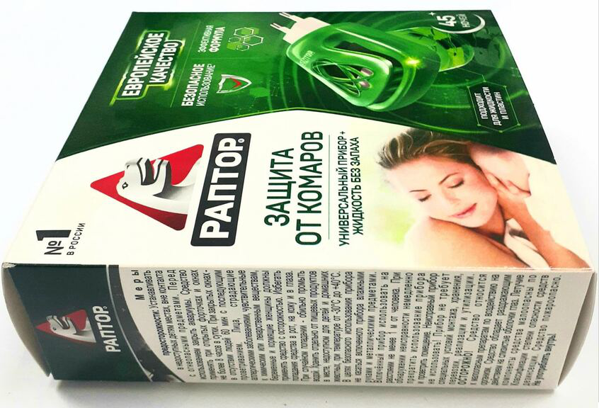 Набор РАПТОР фумиг + жидк от комар 45 ночей