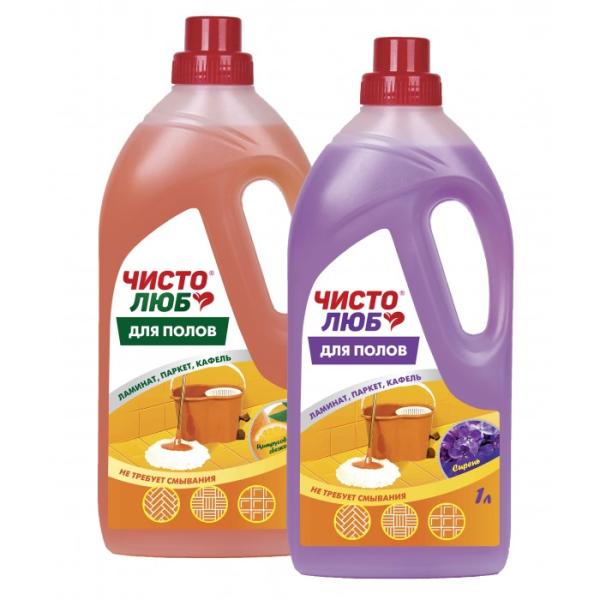 ДБХ Чистолюб Средство д/мытья полов Цитрусовая свежесть 1 л