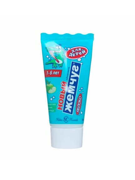 Новый жемчуг Зуб паста детская Яблоко 50мл  