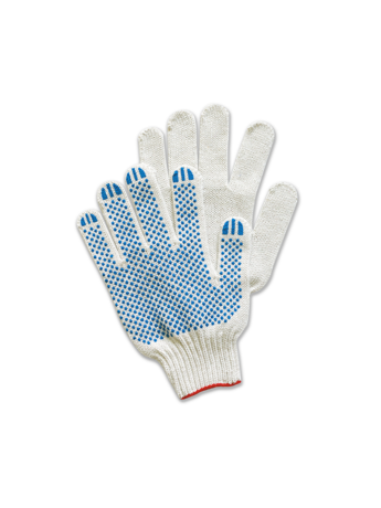 Перчатки хоз Х/Б с ПВХ напылением 