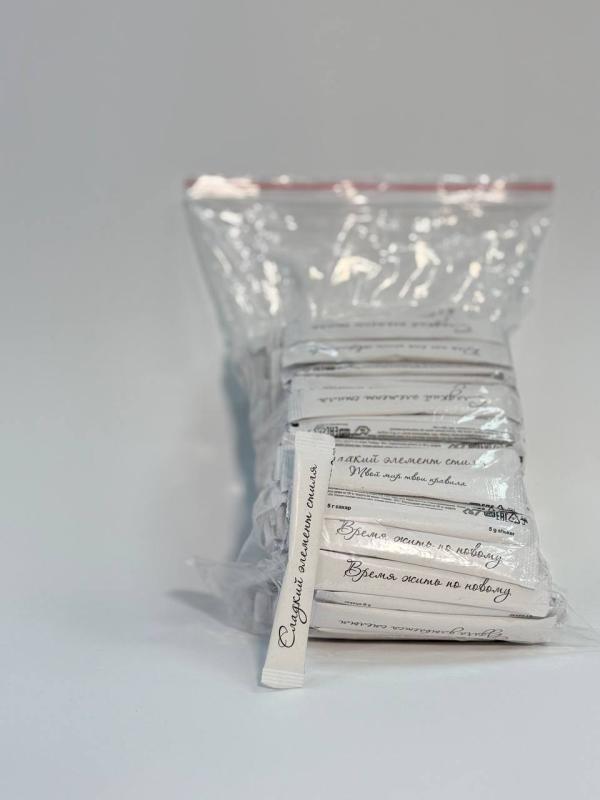 Сахар в стиках 5г (1уп/1кг/200шт)