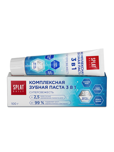 Сплат Daily Зуб паста 100 г Суперсвежесть 3 в 1 