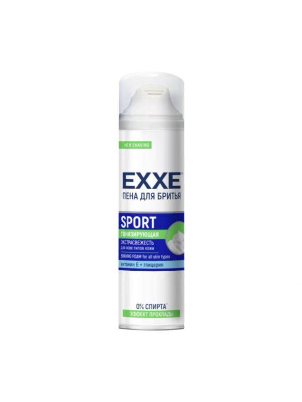EXXE Пена д/бритья 200мл SPORT ENERGY (Cool Effect) 200мл