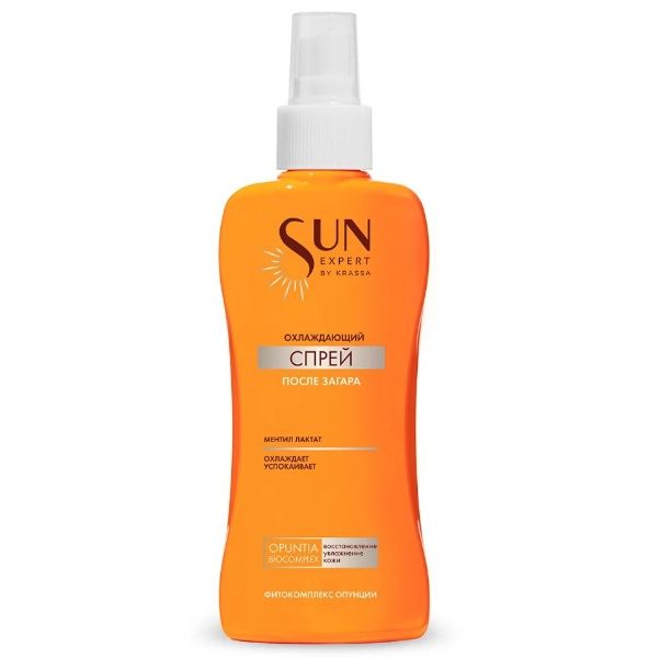 Спрей охлаждающий после загара, 180 мл./SUN EXPERT Красса
