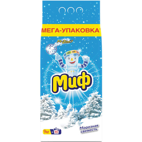 Миф Порошок авт 9кг (цв)
