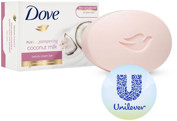 Мыло-крем ДАВ 135 г Кокосовое молочко 