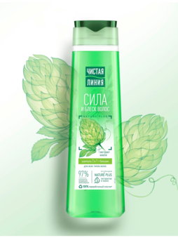 Шамп Чистая Линия 400мл Хмель