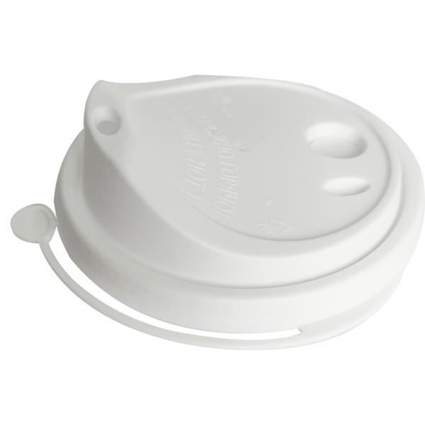 Крышка д/стак (250г) 80мм белая (50шт/уп - 20уп/пак)