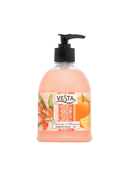 Мыло Жидк Веста Облепиха и апельсин 500мл
