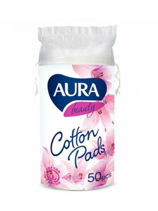 Аура Ватные диски  50шт Beauty