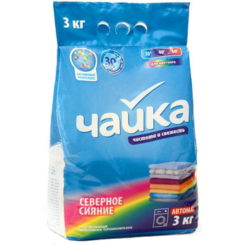 Чайка Порошок д/стирки цветного авт Северное сияние 3 кг (4)