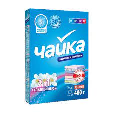 Чайка Порошок д/стирки универс авт 2 в 1 с кондиц 400 гр (18)