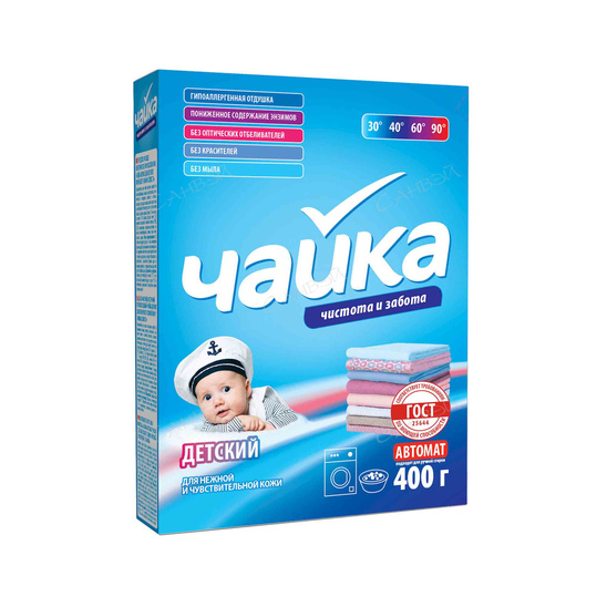 Чайка Порошок д/стирки 0,400кг авт Детский