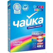 Чайка Порошок д/стирки цветного авт Северное сияние 400 гр (18)