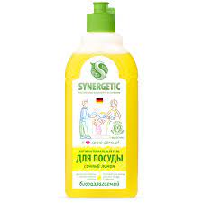 Синергетик Гель д/мытья посуды 0,5 л Лимон