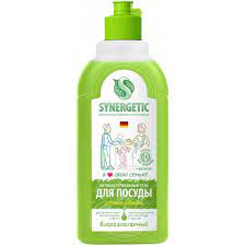 Синергетик Гель д/мытья посуды 0,5 л Яблоко