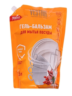 Гель для мытья посуды ВЕСТАР ДП.ФП с ароматом барбариса 1,5л