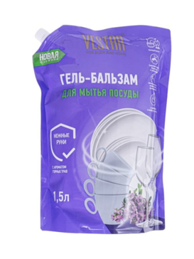 Гель для мытья посуды ВЕСТАР ДП.ФП с ароматом горных трав 1,5л