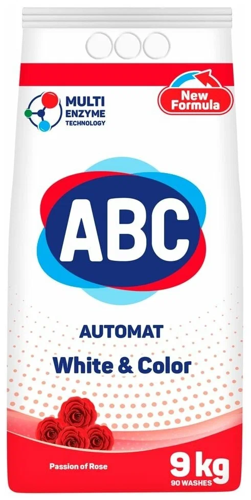 АВС Порошок д/стирки Роза 9 кг