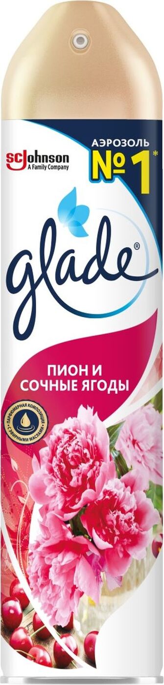 Глейд Освеж воздуха Пион+Сочные ягоды 300мл (12)