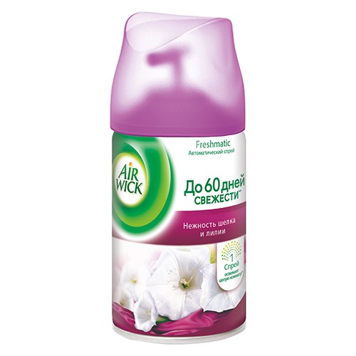 Освеж. Эйрвик запаска 250 мл Нежность шёлка и лилии (6)