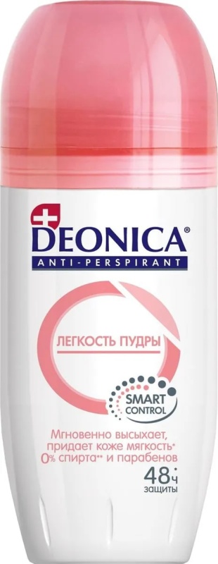 Деоника Ролик жен/Легкость Пудры /50мл/6шт