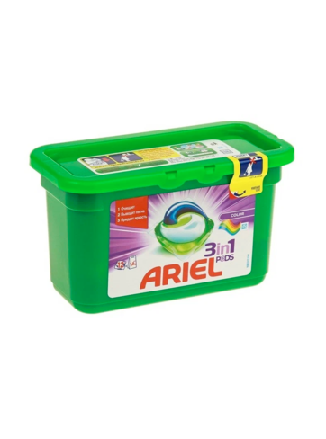 Капсулы Ариель 12 шт д/цветного