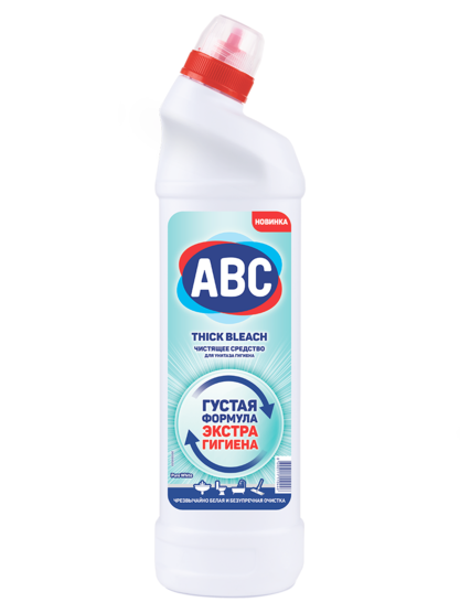 АВС Чистящий гель для сантехники Абсолютная белизна 750 мл