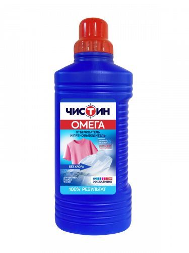 Чистин Отбеливатель и пятновыводитель без хлора Омега 950 мл