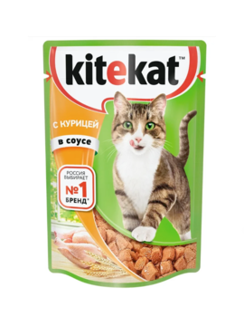 Корм КитиКет пауч курица в соусе 28*85 г