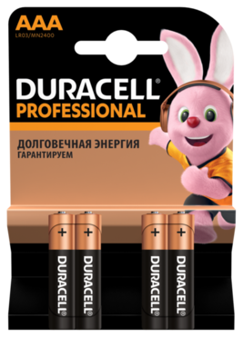 Бат. Duracell LR 03 (4шт)