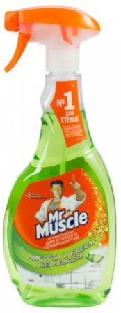Мистер Мускул д/стёкол 500мл. с курком ЛАЙМ Профессионал д/стёкол и поверхн