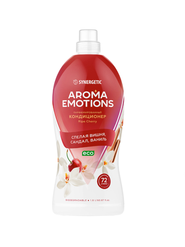 Синергетик Кондиционер д/белья Emotions Спелая вишня 1,8 л