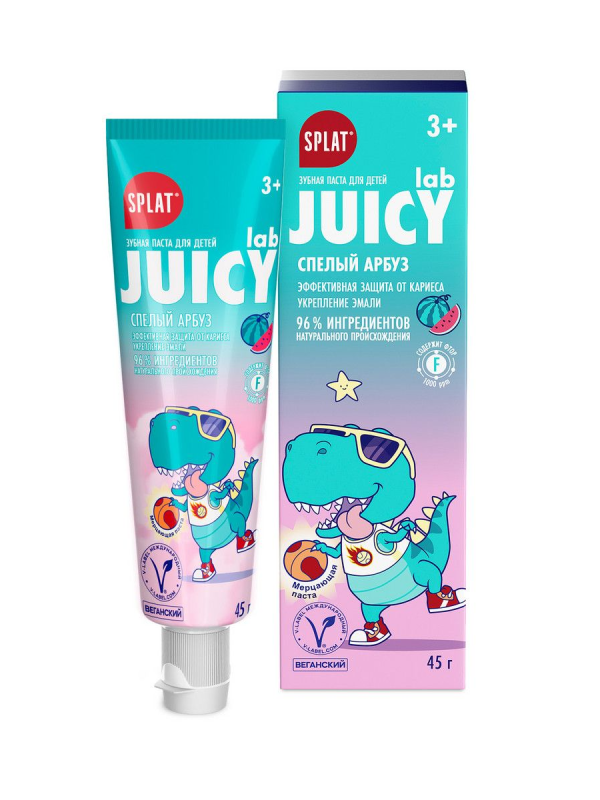 Сплат Джуси З/п детская 45 г со фтором Арбуз
