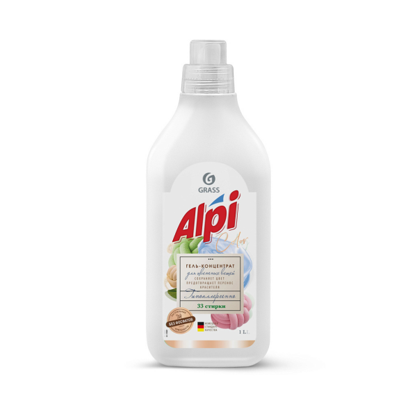 АЛЬПЫ Гель д/стирки Концентрир color gel (флакон 1 л)